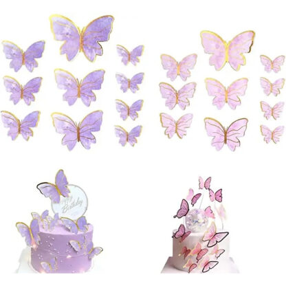 11pcs set Butterfly Topper -1 set